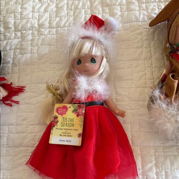 Precious Moments ‘Tis The Season Dolls by Linda Rick - Picture 3 of 12